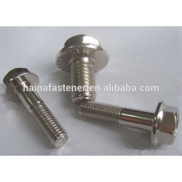 large stock low price stainless steel Hex flange bolt, flange screw